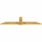 Ekena Millwork Eugene Rough Sawn Timber Gable Bracket, Western Red Cedar, 84"W x 21"H x 2"D x 6"F, 6/12 Pitch GBW084X21X0206EUG00RWR - alternate 5